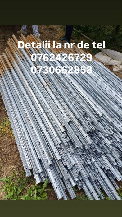Stalpi zincati pentru gard vie spaleri galvanizati