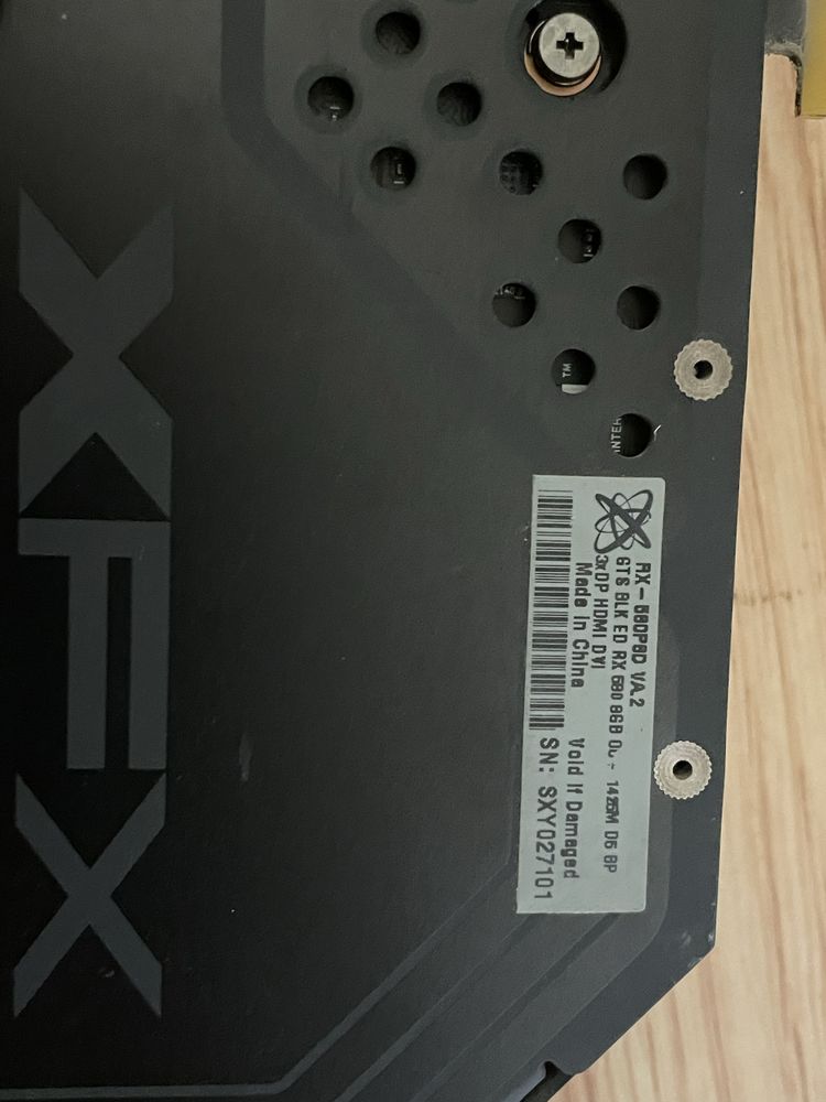 Xfx rx-580 8gb oc