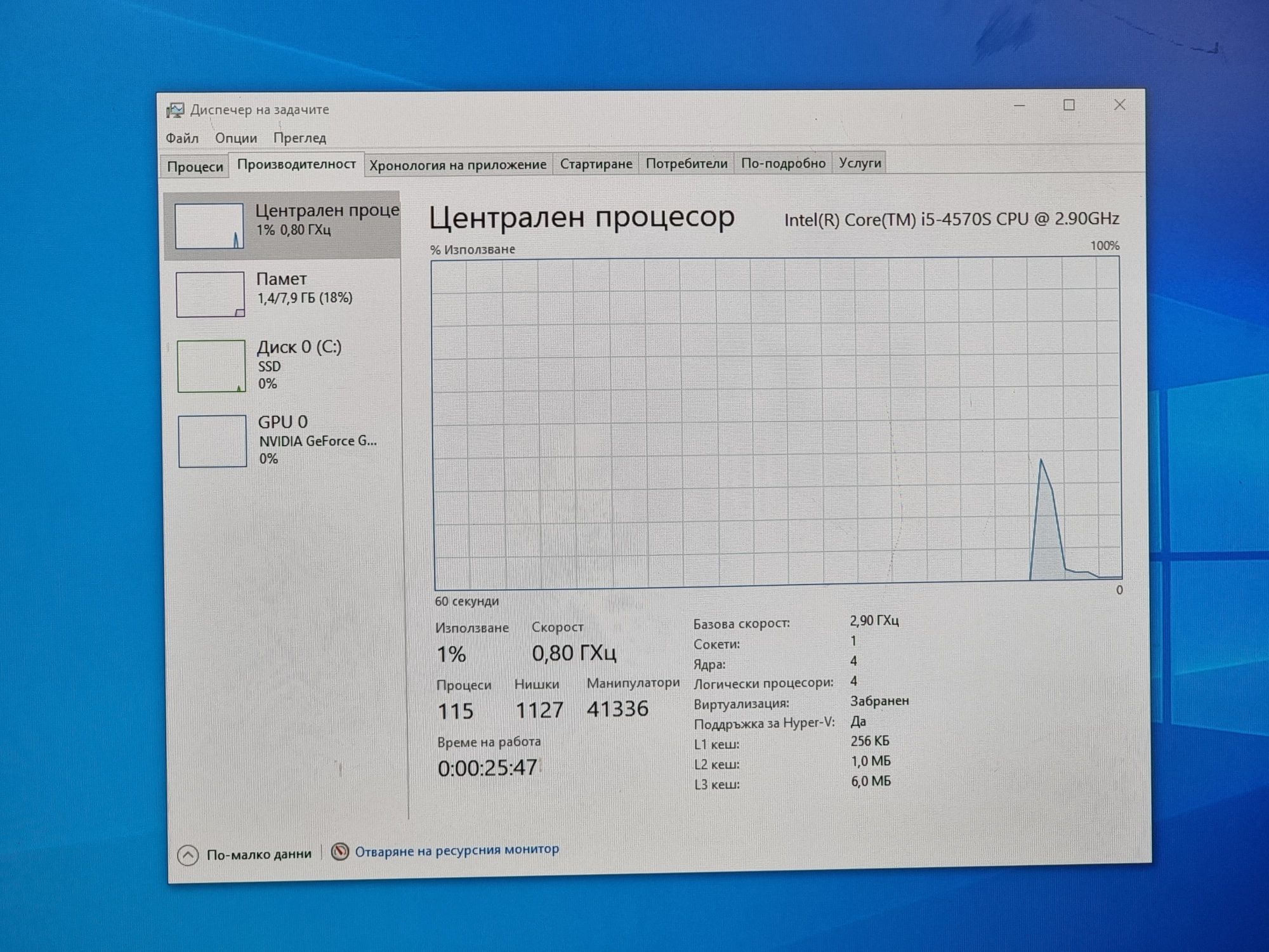 Fortnite Геймърски Компютър/I5 4570/8GB RAM/SSD-256GB/GTX 645 2GB
