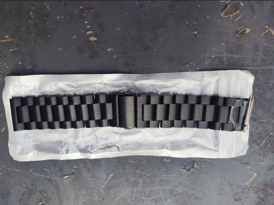 Curea Samsung Galaxy Watch smartwatch black metalic