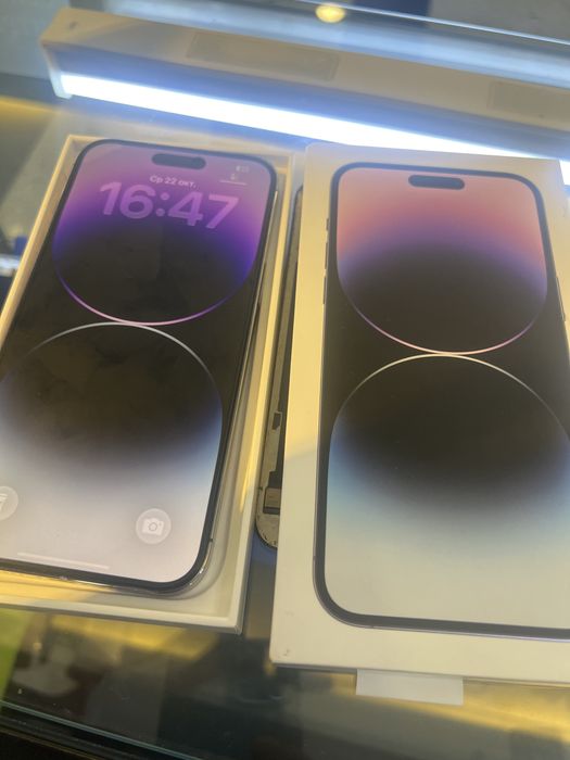 14 Pro Max 128Gb 83% батарея,Менялся дисплей ставили оригинал 100% !!!