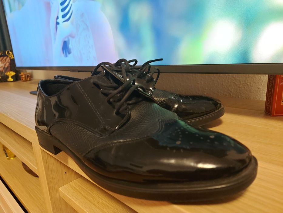 Pantofi office de piele Ecco dama, numar 41