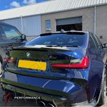 Eleron Lunetă BMW Seria 3 G20 G80 M3 Negru Lucios