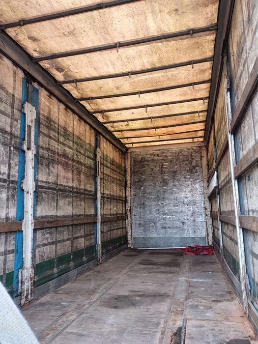 Remorca tandem jumbo 7.7x2.5x3.1 decopertabila stâlpi spate detașabili