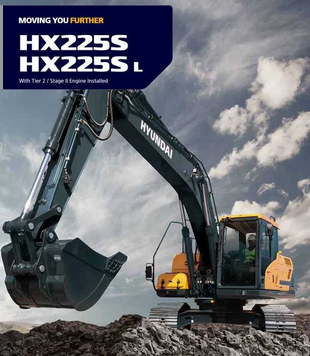 Гусеничный Экскаватор hyundai HX 225SL ЛИЗИНГГА ВА РАССРОЧКАГА БОР