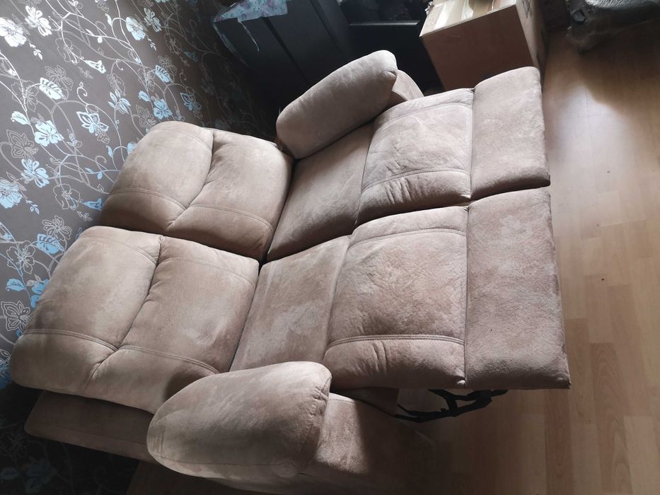 Ликвидация!!! - Диван двойка с  релакс механизъм