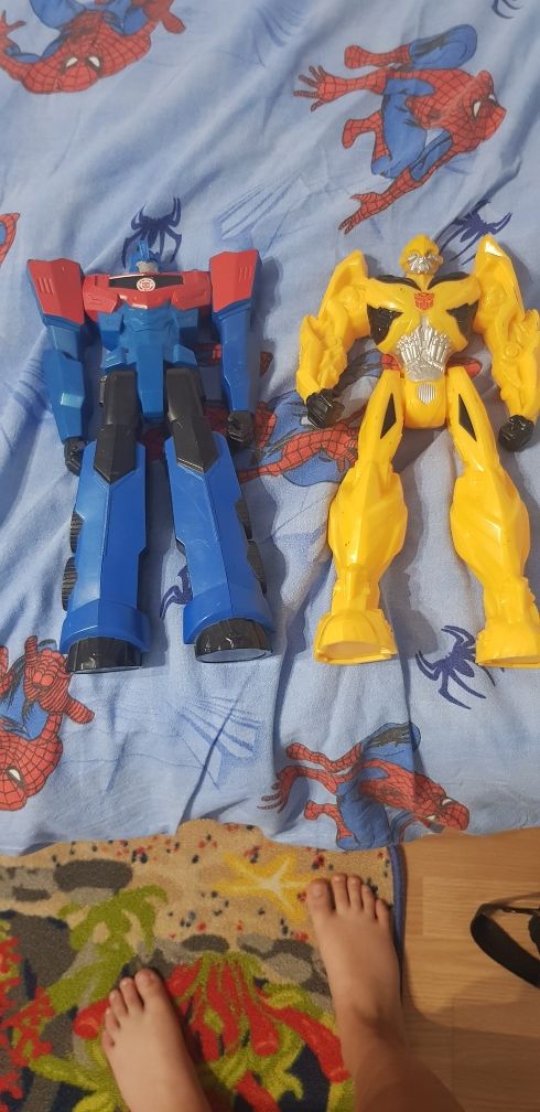 Transformers figurine optimus prime si bumblebee 28cm