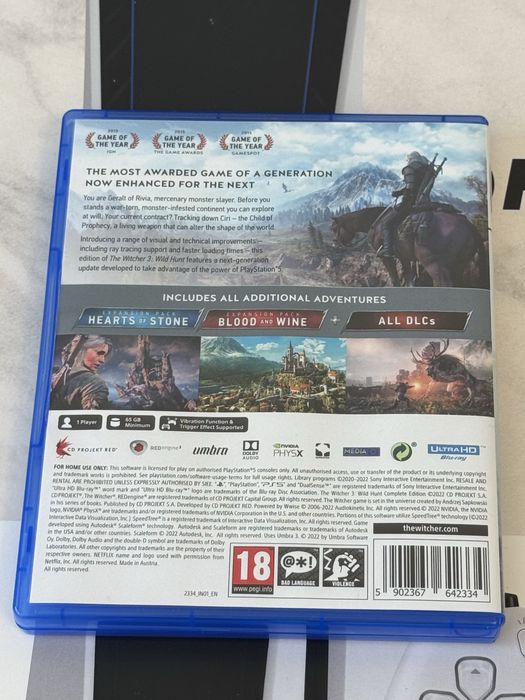 The Witcher 3 Wild Hunt PS5 / PS 5