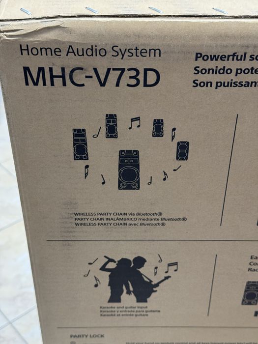 Продавам нова аудио система Sony MHC-V73D