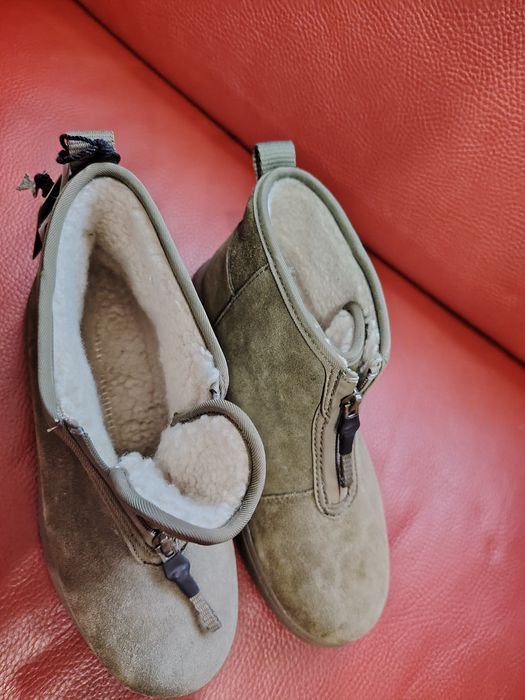 Ghete Woden Piele naturala Waterproof 37, Original Nou
