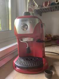 Espressor manual De'Longhi EC221.B, 15 Bar, 1 l, dispozitiv spumare,