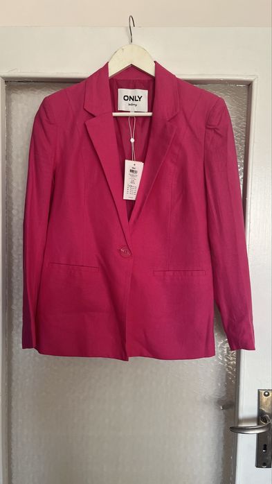 Дамско ленено сако Only ново с етикет