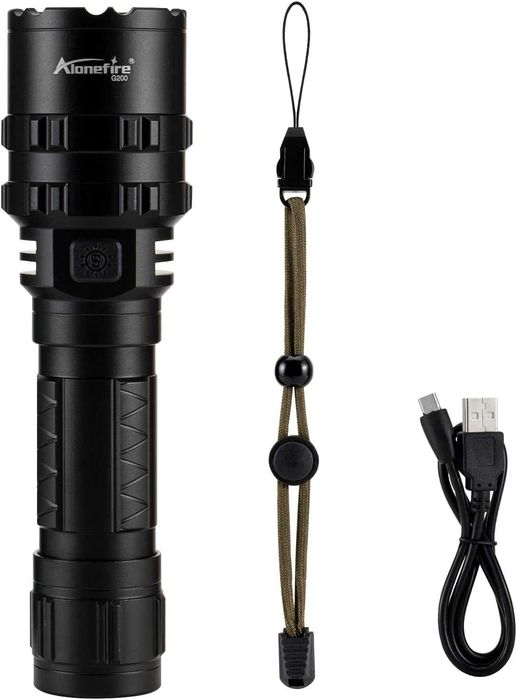 Lanternă LED ALONEFIRE G200,4000 lm,reincarcabila,sigilat