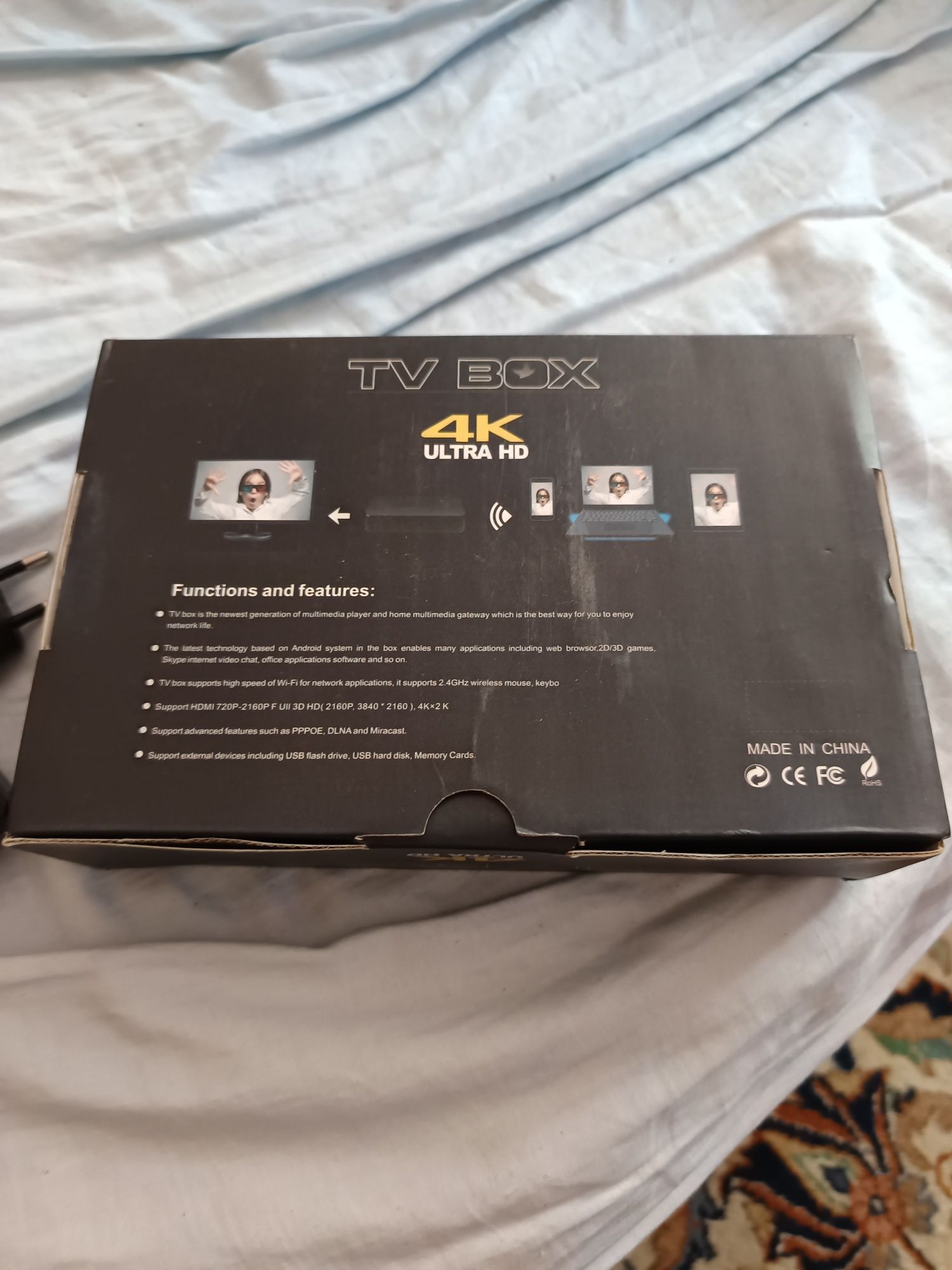 Tv box 4k ultra HD