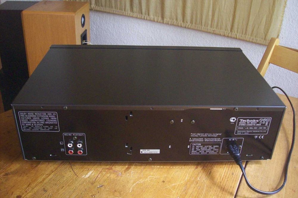 Technics Rs BX501 3 head reverse stereo caseta