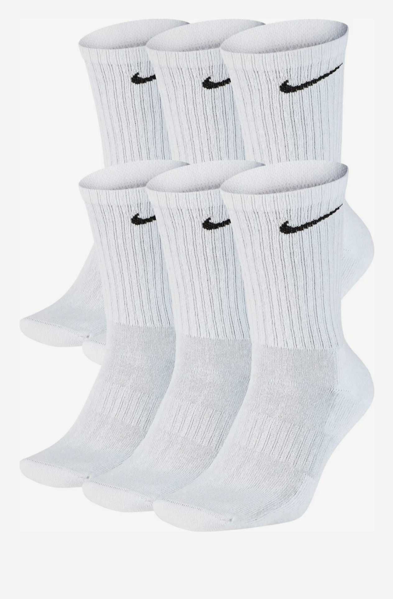 Sosete Nike set 6 perechi - Albe/Negre