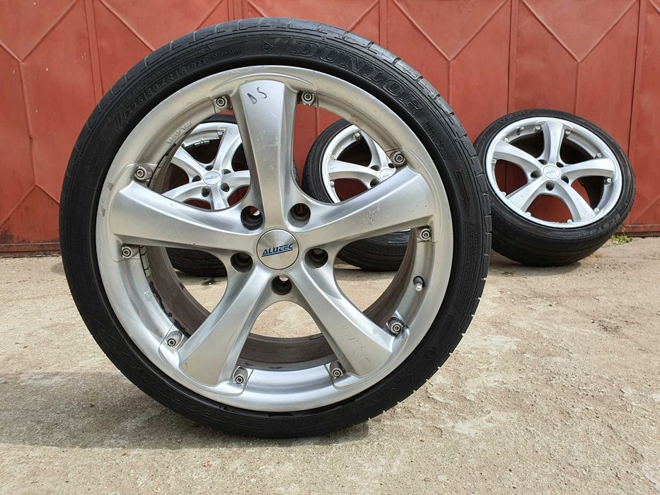 Roti formate din Jante Alutec R18 cu anvelope Dunlop SportMaxx