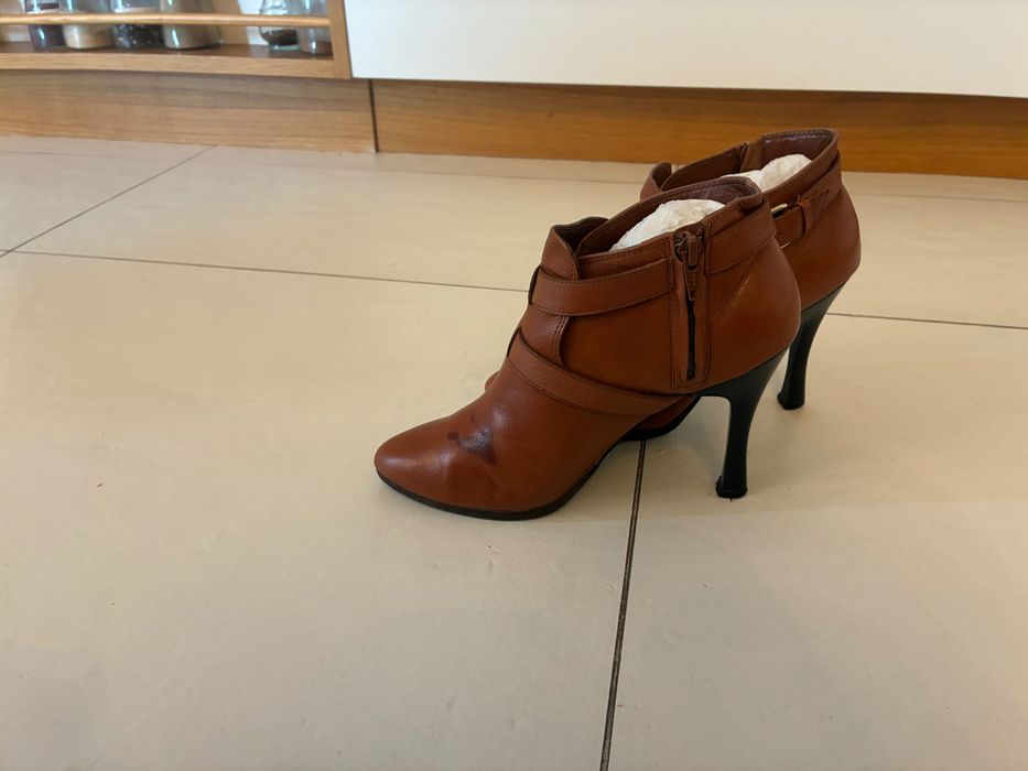 Обувки Ralph Lauren, 36 номер, естествено кожа, кафяви боти