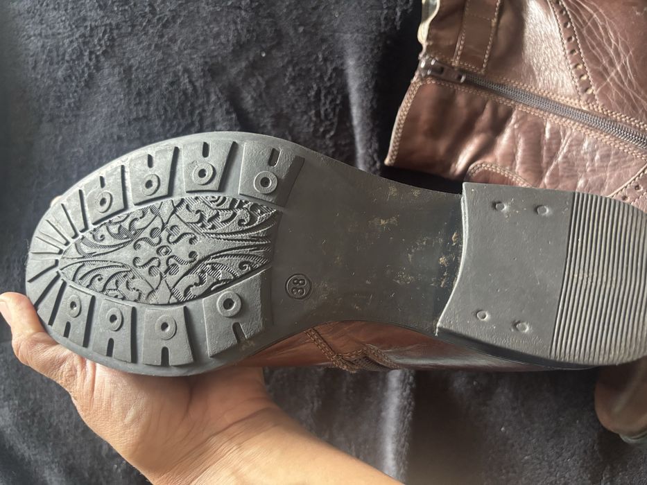 Ghetute piele naturala culoare maro