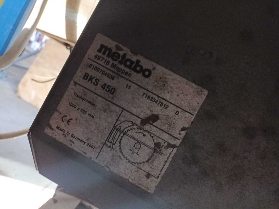 Vand ferastrau circular Metabo BKS 450