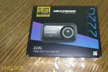 Cameră video auto NEXTBASE 222G, GPS, 6G lens, NightVision, sigilată