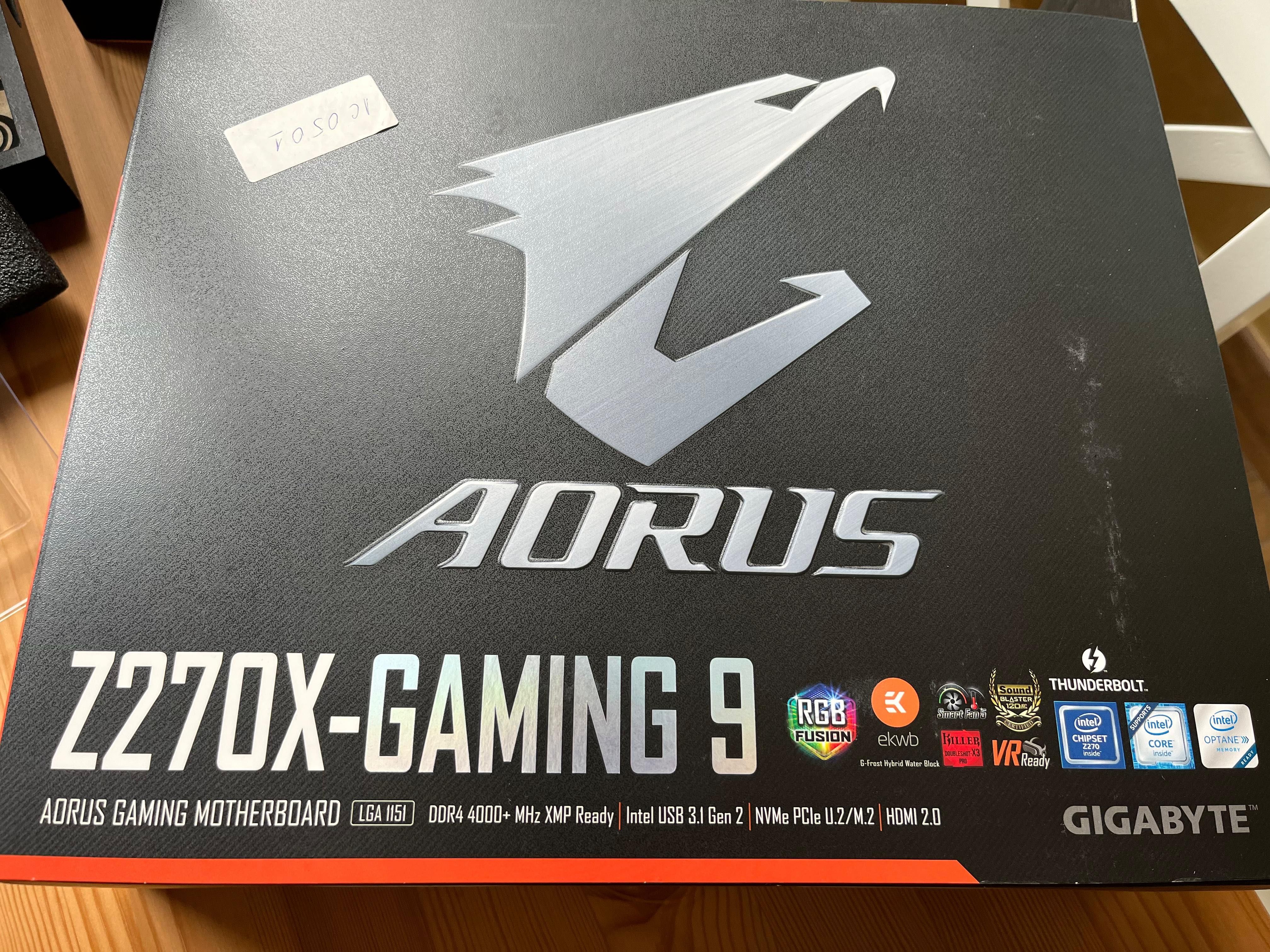 Продавам Gigabyte Aorus Z270X Gaming9
