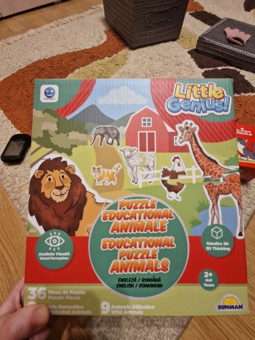 Vand set 3 puzzleuri copii mici