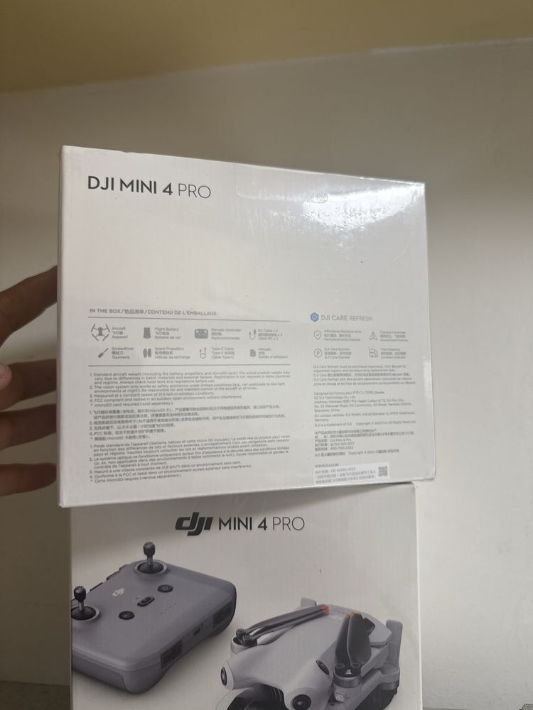 Cititi anuntul Dji mini 4 pro sigilata garantie 2 ani pe serial number