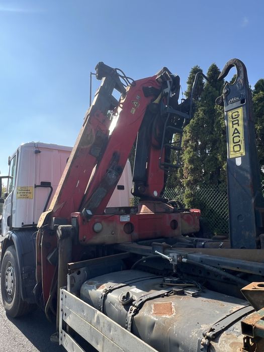 Scania Abrollkipper container macara Epsilon 140Z forestier fier vechi