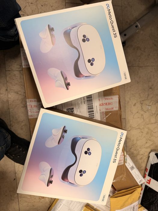 Ochelari vr meta quest 3s 128gb nou sigilat + optional baterie externa