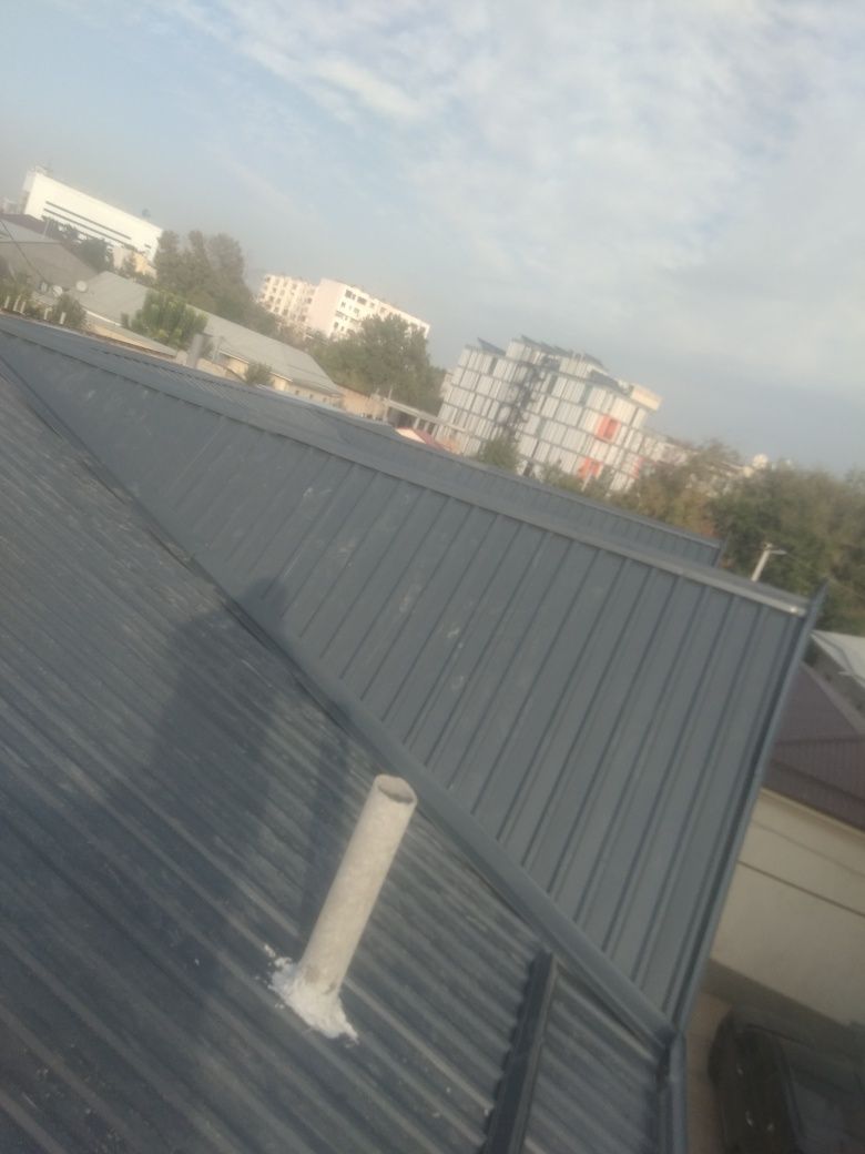 Strapil qoqamiz tom yopamiz profnastil