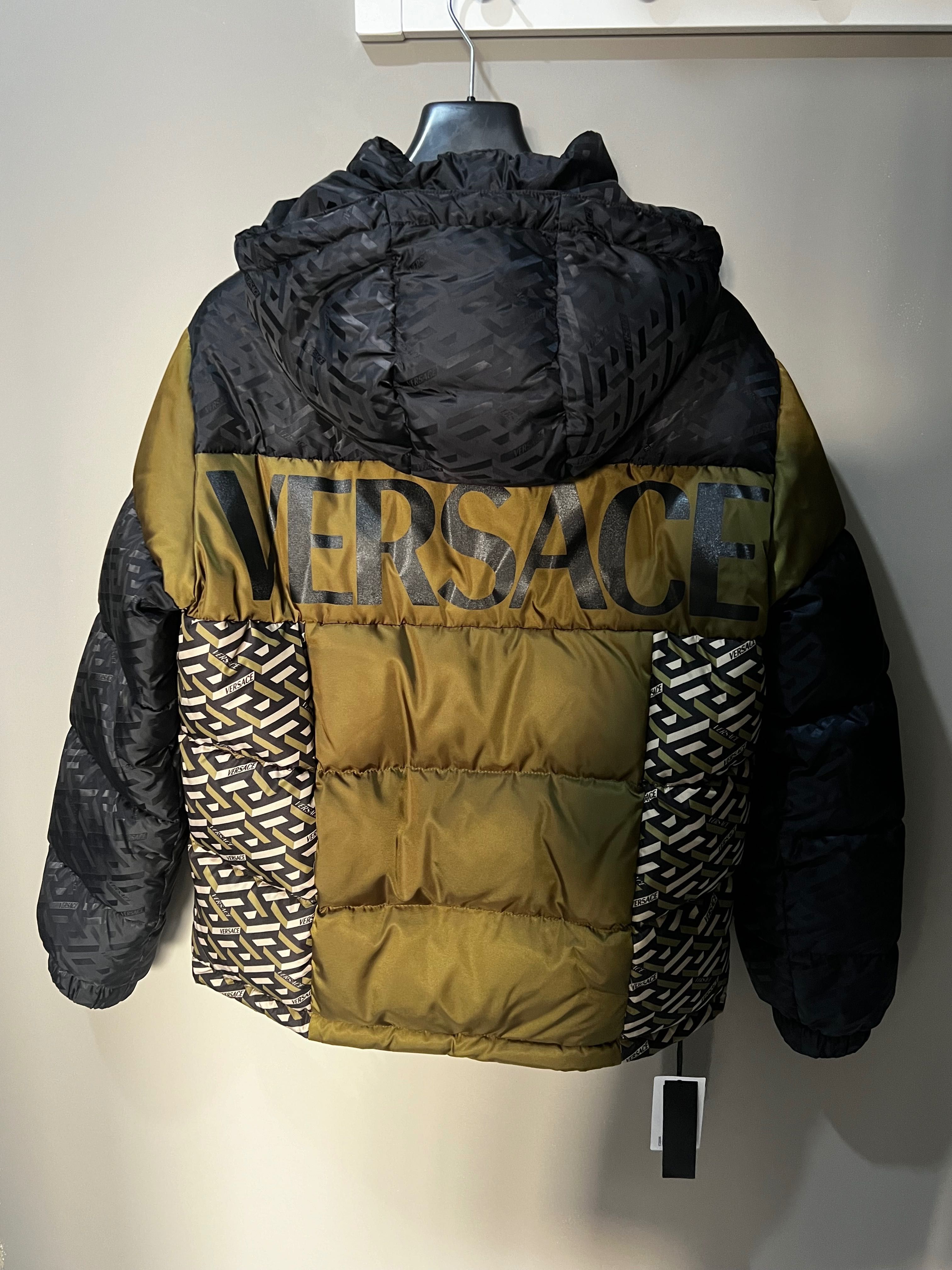Мъжко зимно яке Versace Monogram-print Puffer Jacket