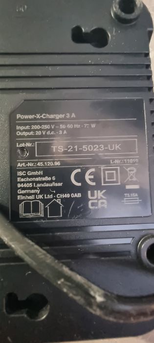 Комплект Einhell зарядно с батерия 18v 2A