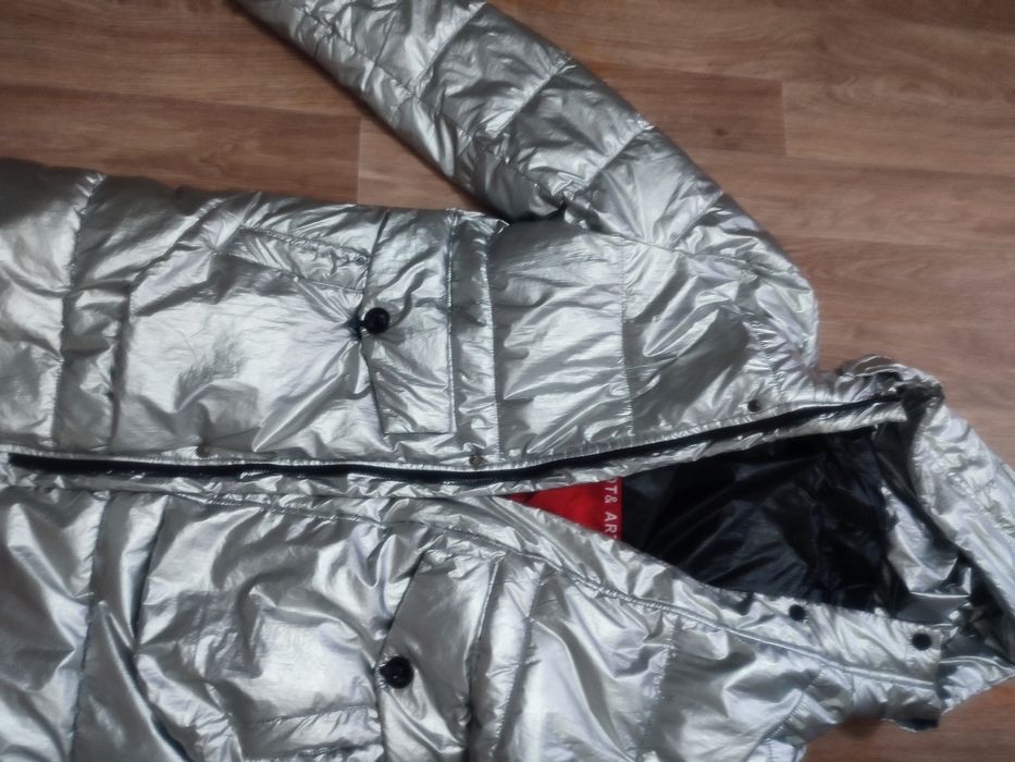 Пуховик светоотражающий XXL  размеры для пышных форм