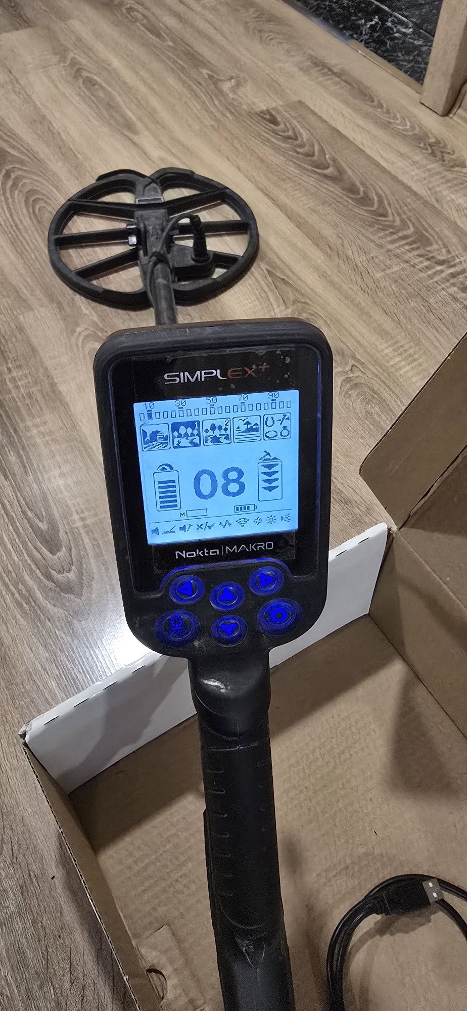Металдетектор  Металотърсач   Nokta Makro Simplex+