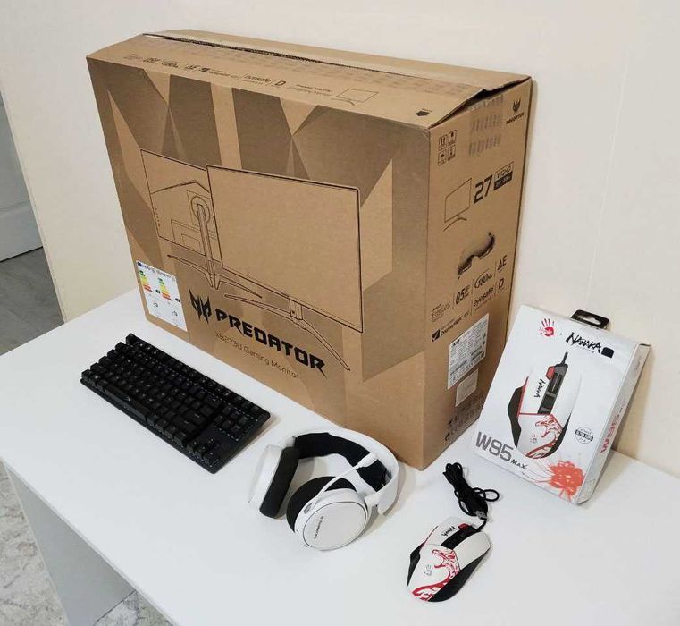 Монитор Predator Новый + Периферия + Девайсы
