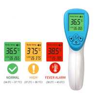 Инфрачервен безконтактен термометър за телесна температура F01