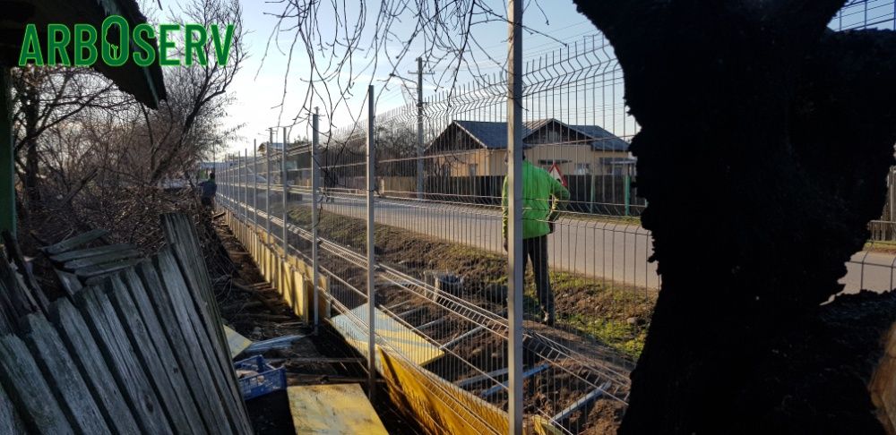 Imprejmuire,gard plasa,panouri bordurate,porti,provizorii/permanente