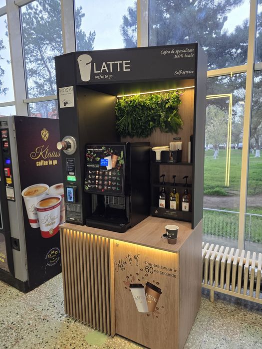 Afacere la cheie - Aparat Cafea self-service - Latte/Cafenea To Go