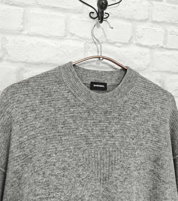 DIESEL Оригинален мъжки вълнен пуловер размер S