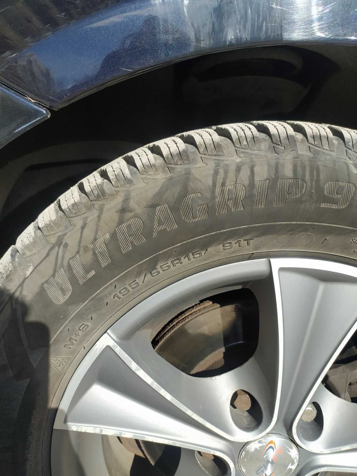 4бр джанти с зимни гуми за Mercedes / Мерцедес 15 цола Goodye