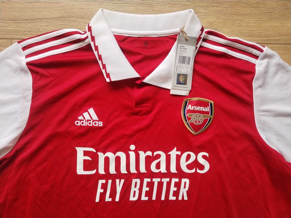 Arsenal 2022/2023 Home Shirt Adidas Размер XXL/2XL Нова с Етикетите