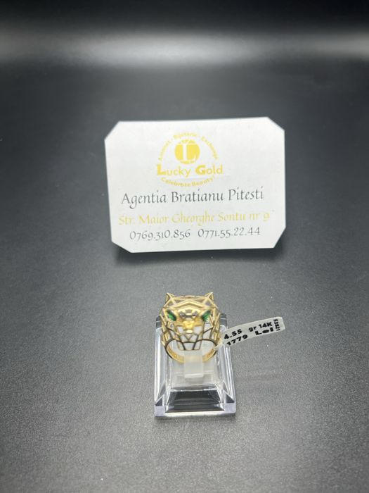 Inel aur 14 k 4,55gr marimea 10/50 cod 21308