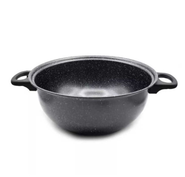 Kачествени тенджери от 7 части с незалепващо мраморно покритие.