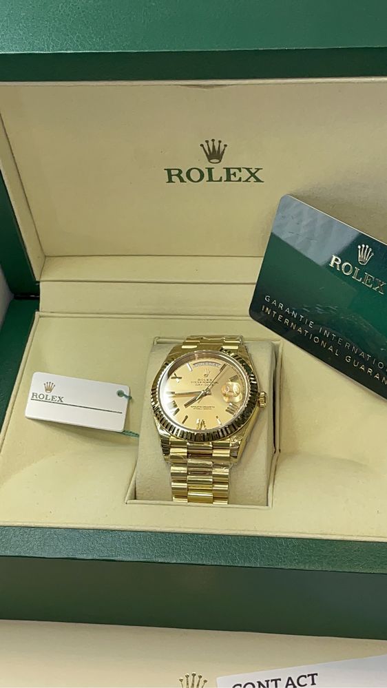 Rolex 40 MM Day Data President SUPER Roman Numerals