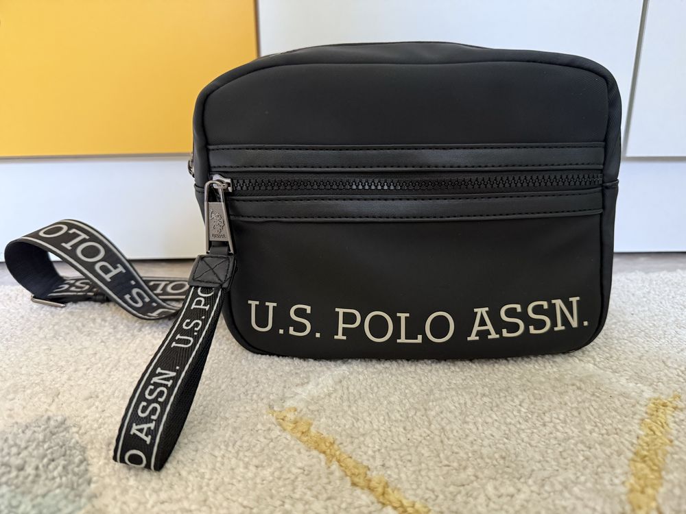 Дамски чанти US Polo Assn, Бежова и Черна
