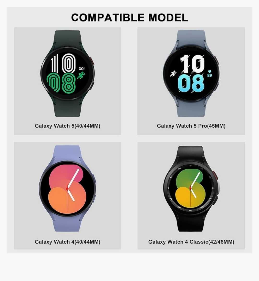 Ремешки для часов Samsung Watch 4, 5