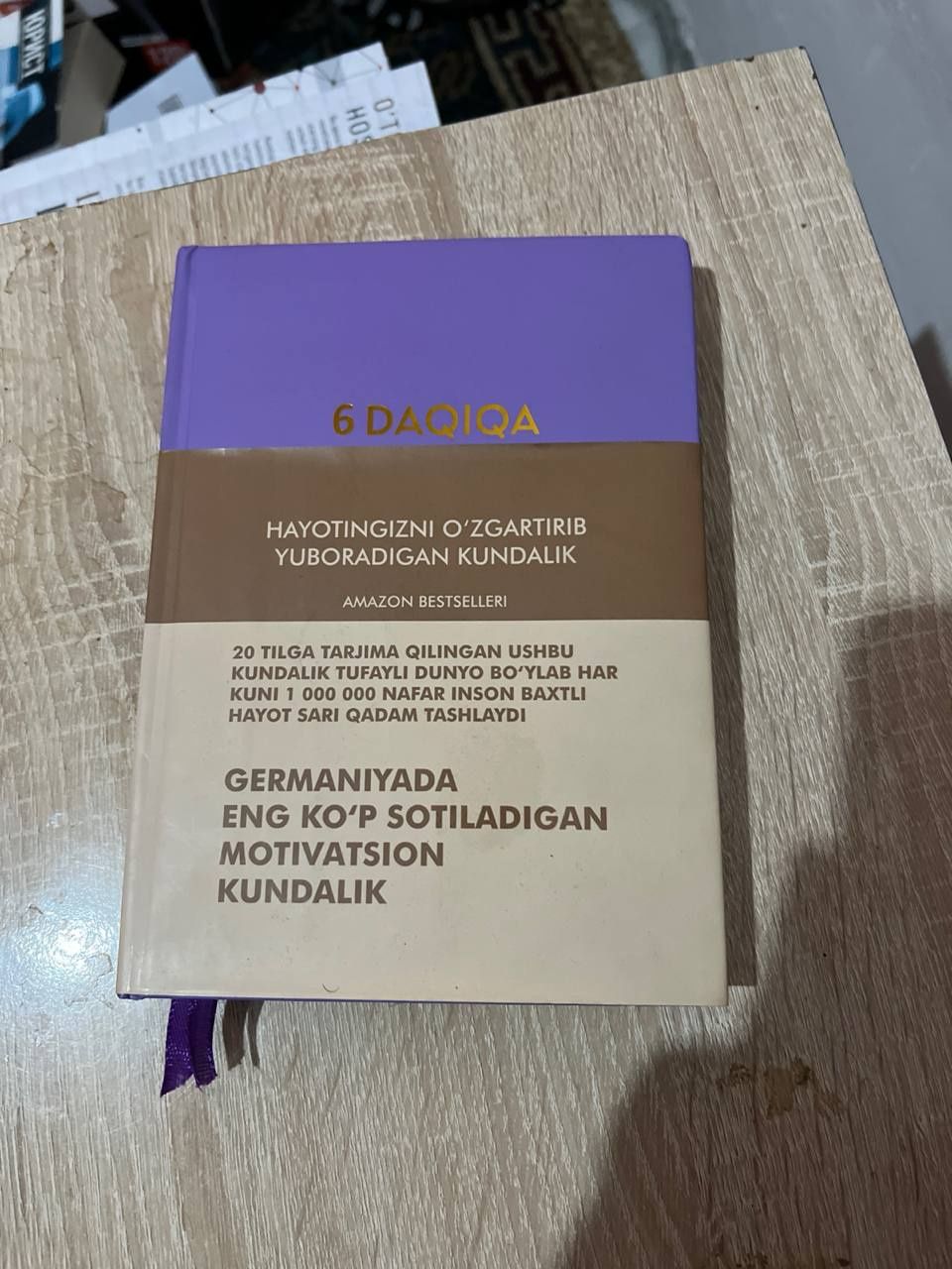 6 daqiqa kundalik kitobi