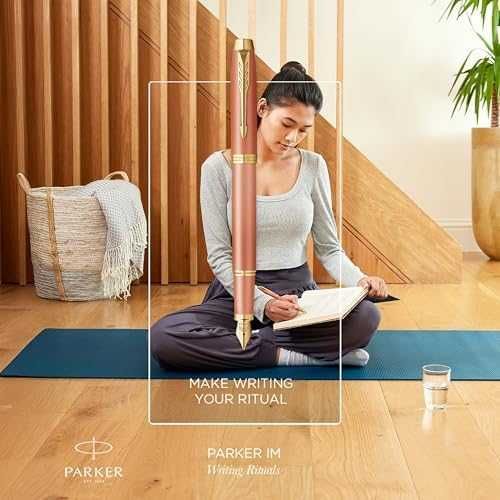 Нова Луксозна Parker IM Писалка M Връх С Подаръчна Кутия Оранжева