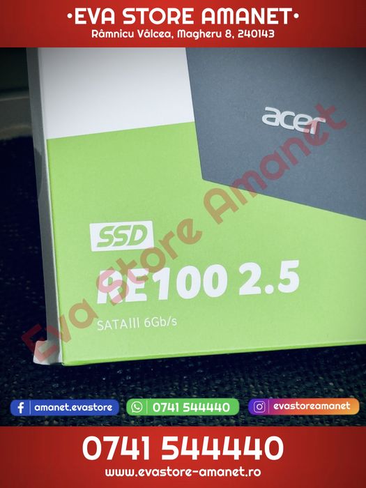 SSD 512GB Acer RE100 2.5 SATA III 6.5 GB/s - Produs nou